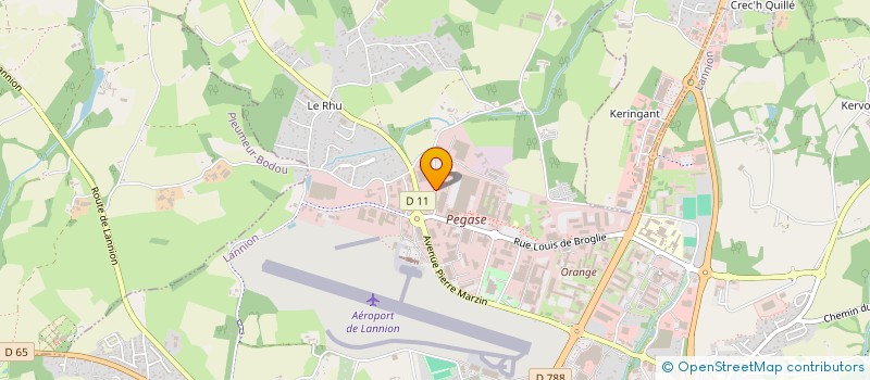 localisation de l'entreprise ESIRA  LANNION