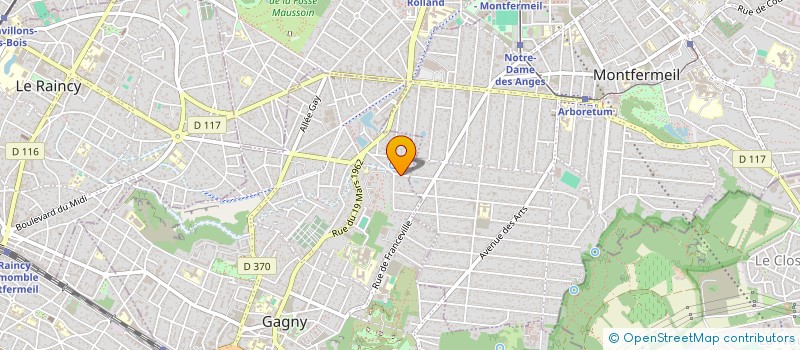 localisation de l'entreprise ESIS à GAGNY
