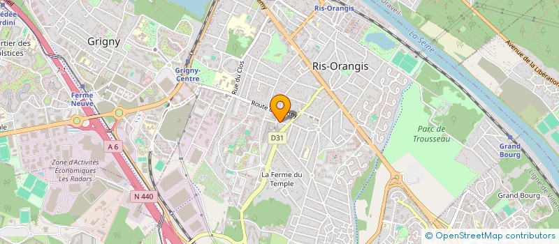 localisation de l'entreprise ESIS CONSEIL à RIS-ORANGIS