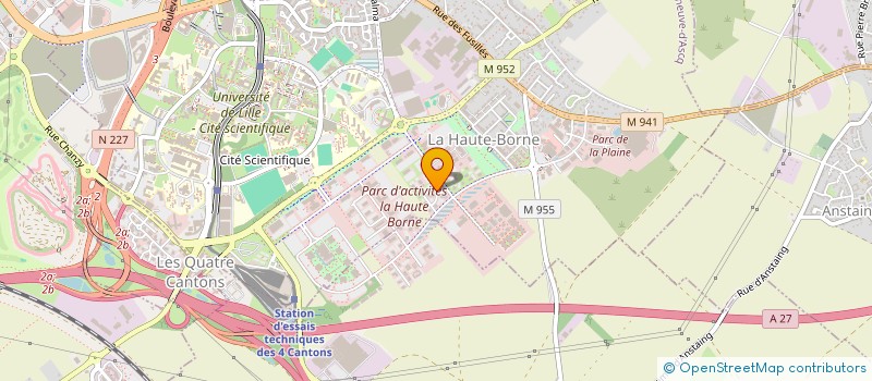 localisation de l'entreprise ESIUM à VILLENEUVE-D'ASCQ