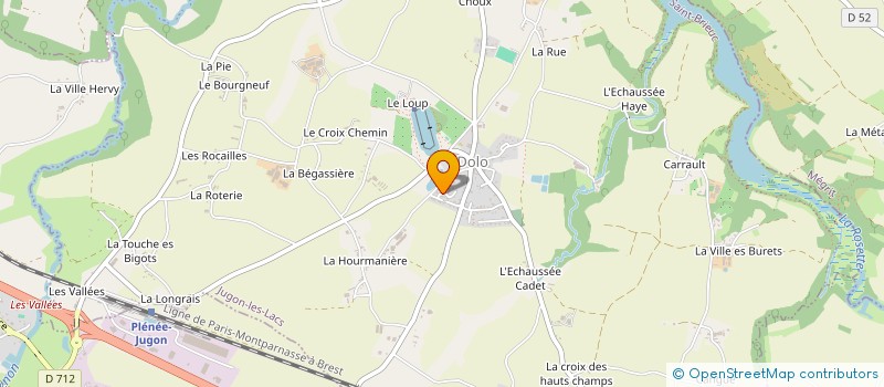 localisation de l'entreprise ESIVIETNAM à JUGON-LES-LACS
