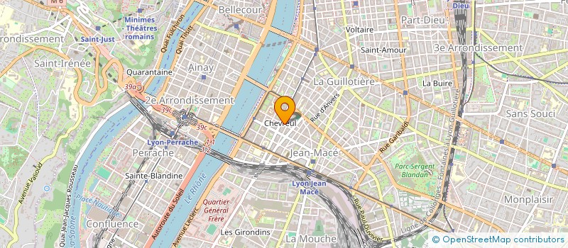 localisation de l'entreprise ESJI  LYON