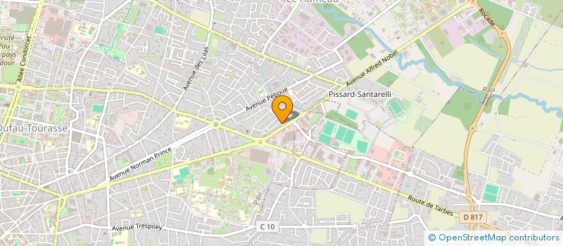 localisation de l'entreprise ESJOCE 1126 à PAU