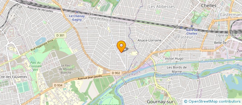 localisation de l'entreprise ESK DISTRIBUTION à GAGNY