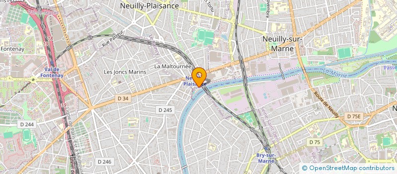 localisation de l'entreprise ESK EXPERTISE-COMPTABLE  NEUILLY-PLAISANCE