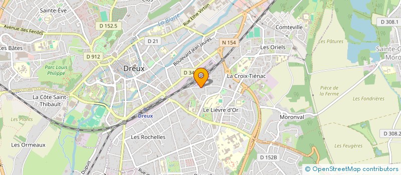 localisation de l'entreprise ESK PRODUCTION à DREUX