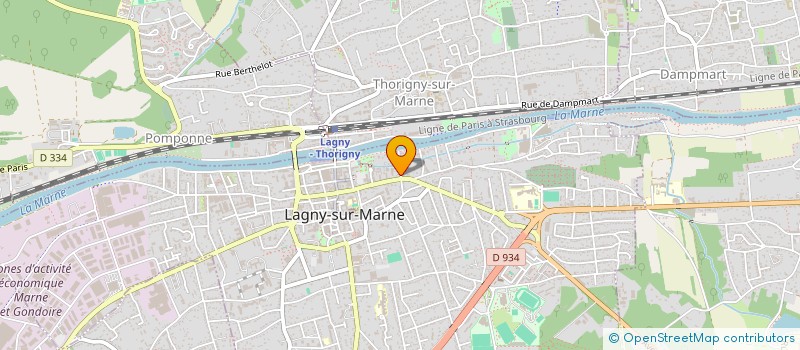 localisation de l'entreprise ESK8 FRANCE (ESK8FR) à LAGNY-SUR-MARNE