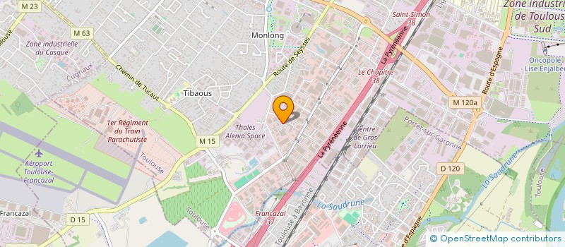 localisation de l'entreprise ESKA CONSTRUCTIONS à TOULOUSE