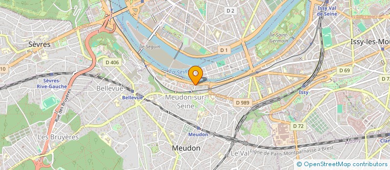 localisation de l'entreprise ESKA DIFFUSION à MEUDON