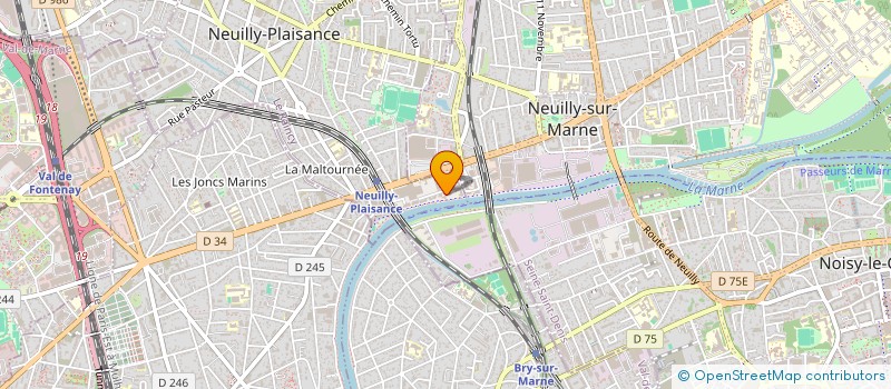 localisation de l'entreprise ESKA FACTORY à NEUILLY-PLAISANCE