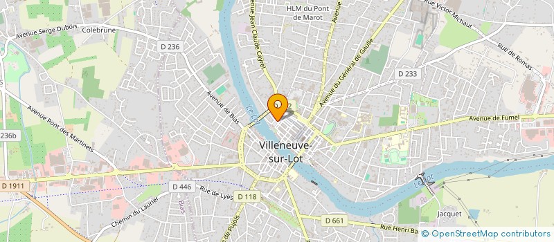 localisation de l'entreprise ESKAL REUNIONNAISE  VILLENEUVE SUR LOT