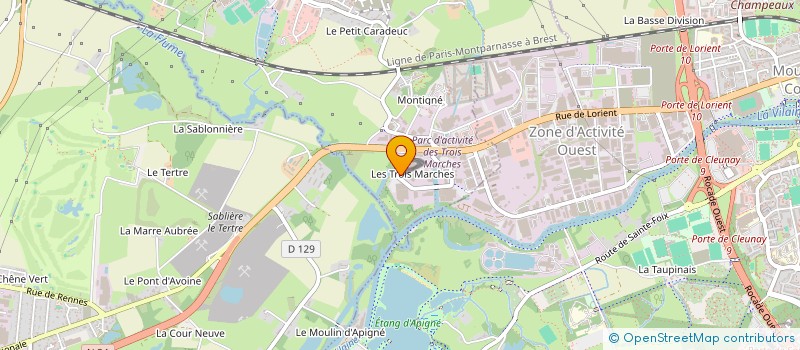 localisation de l'entreprise ESKAP'ADE à VEZIN-LE-COQUET