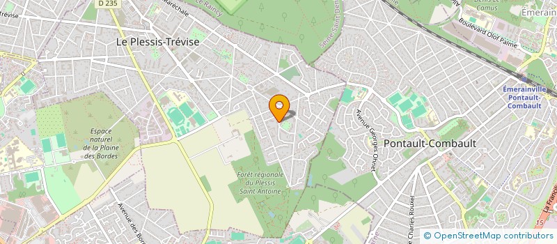 localisation de l'entreprise ESKAPADE  LE PLESSIS-TREVISE