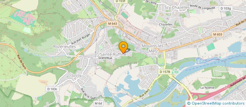 localisation de l'entreprise ESKARCEL  SAINTE-RUFFINE