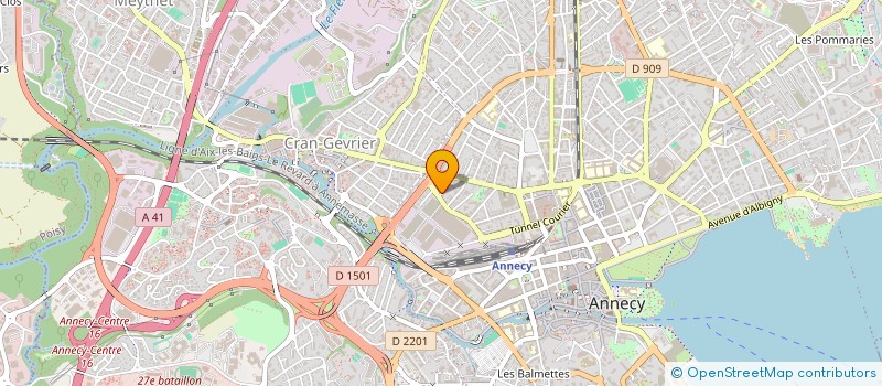 localisation de l'entreprise ESKARPE à ANNECY