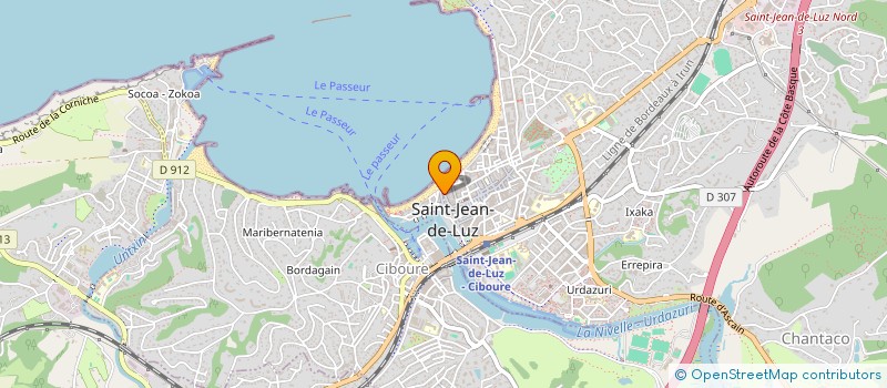 localisation de l'entreprise ESKERENEA à SAINT-JEAN-DE-LUZ