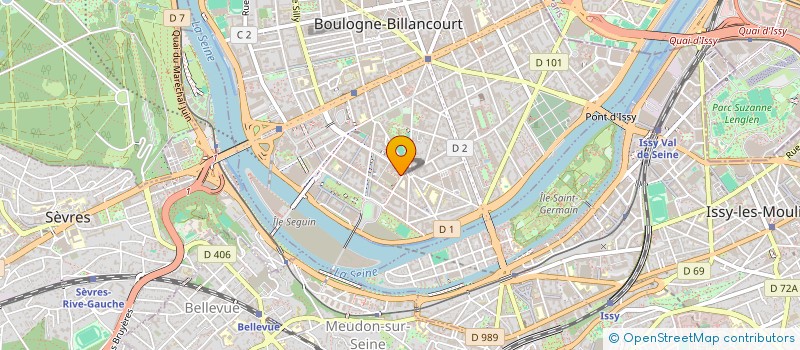 localisation de l'entreprise ESKERRAK JAINKOARI à BOULOGNE-BILLANCOURT