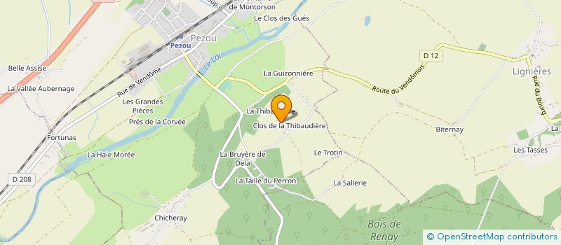 localisation de l'entreprise ESKF IMMO  PEZOU