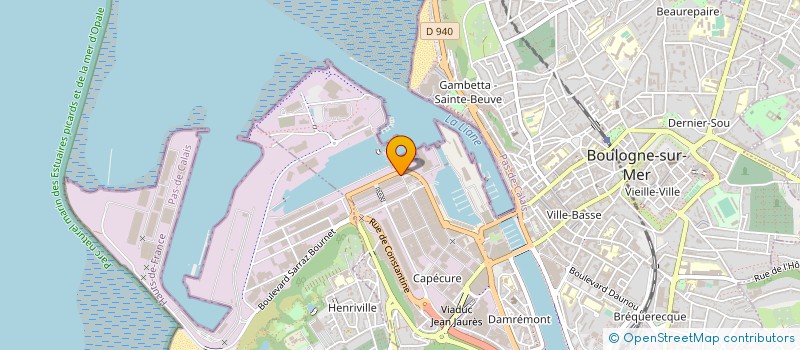 localisation de l'entreprise ESKIMO à BOULOGNE-SUR-MER