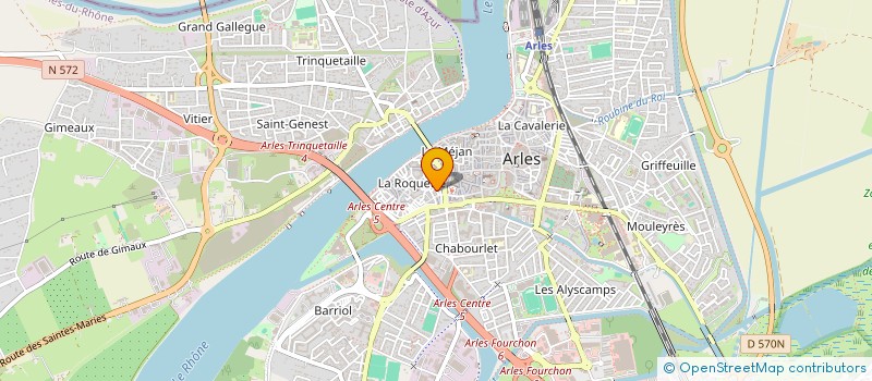 localisation de l'entreprise ESKIMO à ARLES