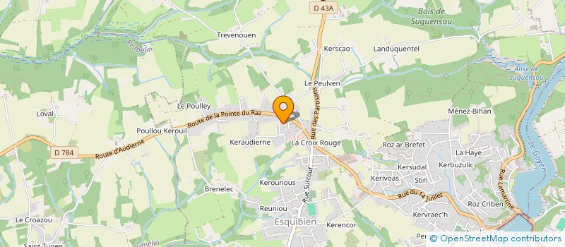 localisation de l'entreprise ESKIMO  AUDIERNE