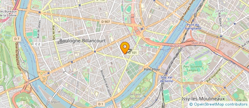 localisation de l'entreprise ESKIMOZ DATA à BOULOGNE-BILLANCOURT