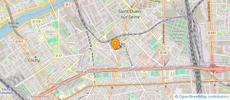 localisation de l'entreprise ESKIPA à SAINT-OUEN-SUR-SEINE