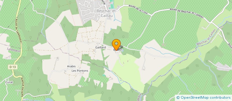 localisation de l'entreprise ESKIROL COURTAGE  BEYCHAC-ET-CAILLAU
