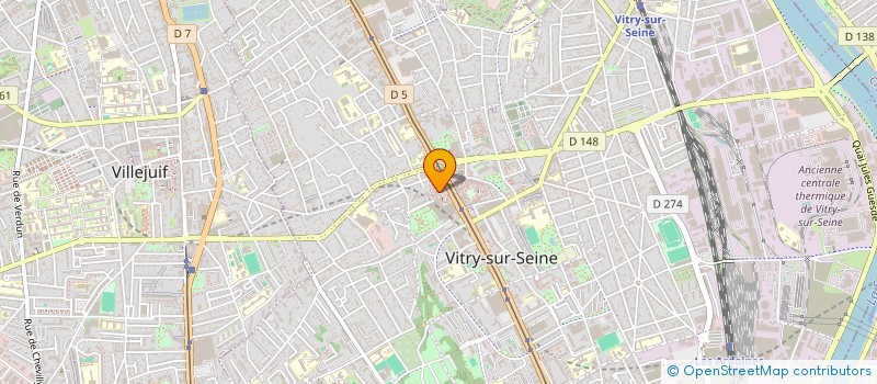 localisation de l'entreprise ESKISS à VITRY-SUR-SEINE