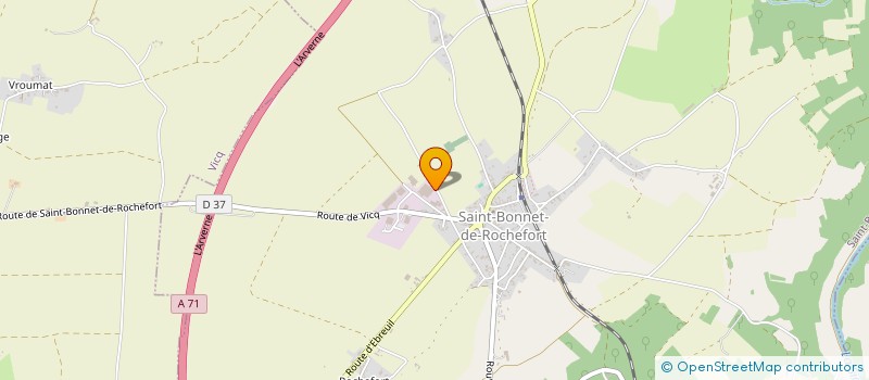 localisation de l'entreprise ESKISS PACKAGING à SAINT-BONNET-DE-ROCHEFORT