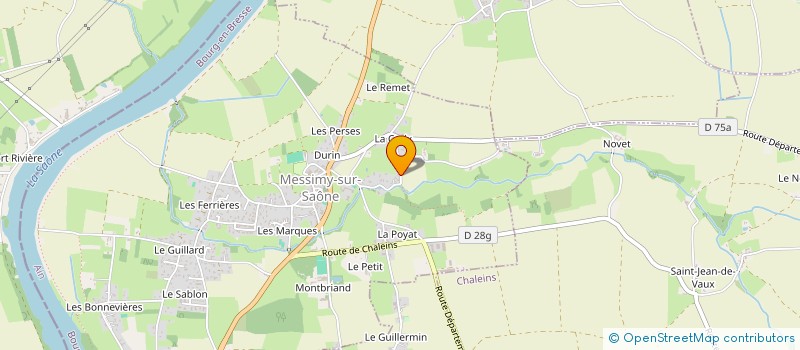 localisation de l'entreprise ESKJO  MESSIMY-SUR-SAONE