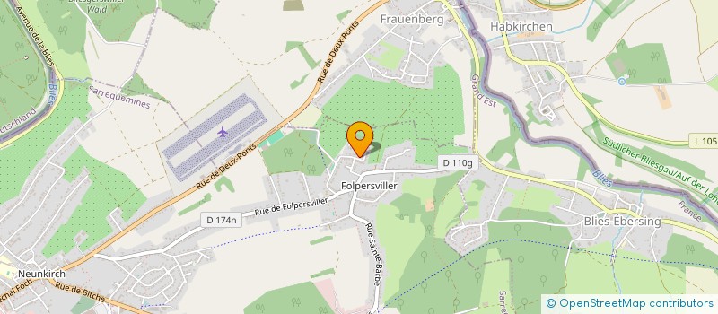 localisation de l'entreprise ESKO BATIMENT  SARREGUEMINES