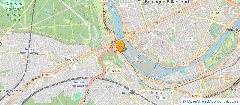localisation de l'entreprise ESKOS à SEVRES