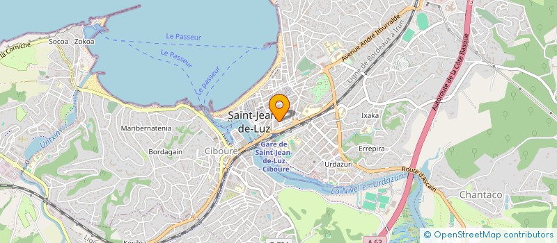 localisation de l'entreprise ESKUAIRE  SAINT-JEAN-DE-LUZ