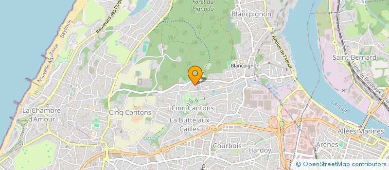 localisation de l'entreprise ESKUALDUN CHORIAK à ANGLET