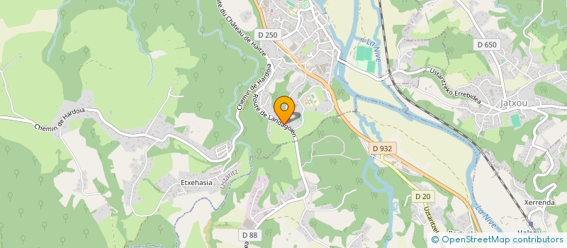 localisation de l'entreprise ESKUALZALEEN BILTZARRA  USTARITZ