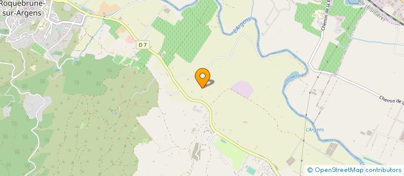 localisation de l'entreprise ESL  ROQUEBRUNE-SUR-ARGENS