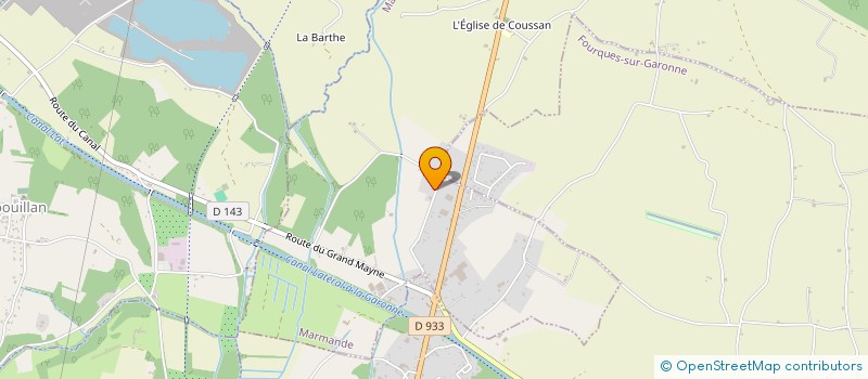 localisation de l'entreprise ESL JOLY IMMOBILIER  MARMANDE