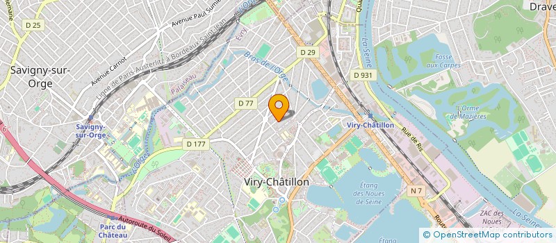 localisation de l'entreprise ESL RENOV à VIRY-CHATILLON