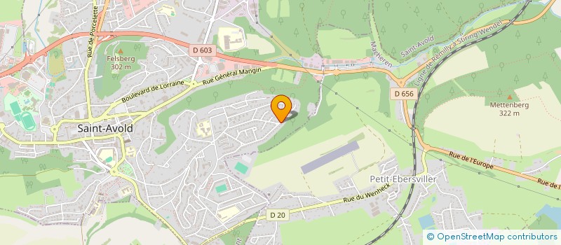 localisation de l'entreprise ESL3  SAINT-AVOLD