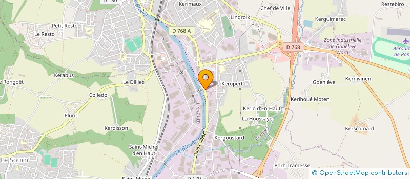 localisation de l'entreprise ESLABELLA à PONTIVY