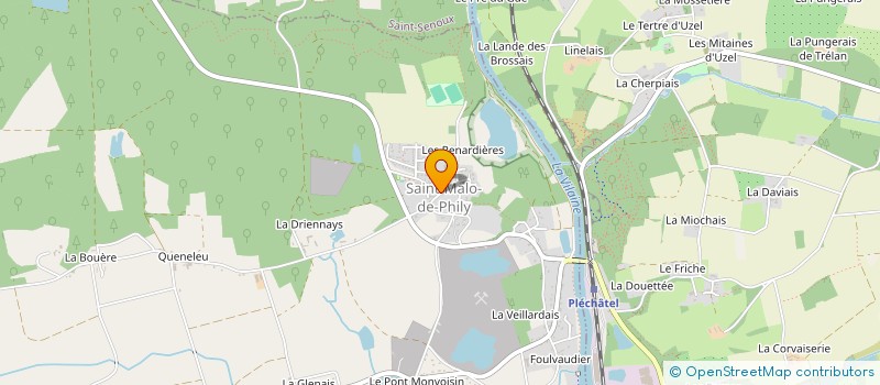 localisation de l'entreprise ESLAN DGS  SAINT-MALO-DE-PHILY