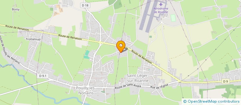 localisation de l'entreprise ESLAVA CONSULTING à SAINT-LEGER-SUR-ROANNE