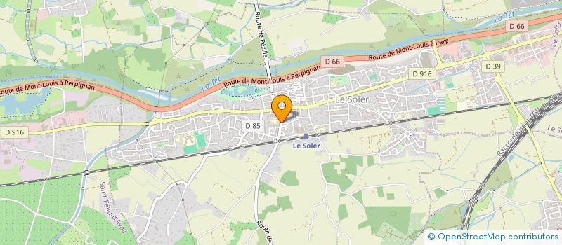 localisation de l'entreprise ESLC  LE SOLER