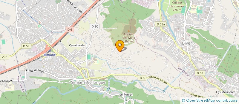 localisation de l'entreprise ESLDLB  SIMIANE-COLLONGUE