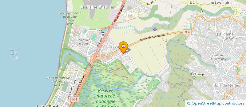 localisation de l'entreprise ESLI à SAINT-PAUL