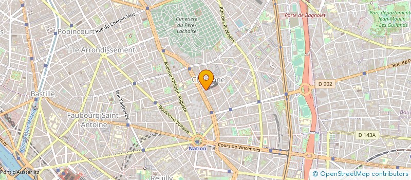 localisation de l'entreprise ESLIN  PARIS