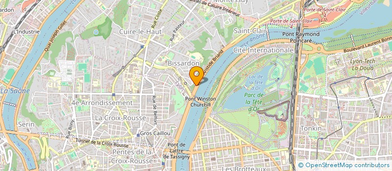 localisation de l'entreprise ESLIRAMA à CALUIRE-ET-CUIRE