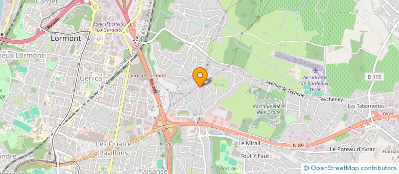 localisation de l'entreprise ESLT  ARTIGUES-PRES-BORDEAUX