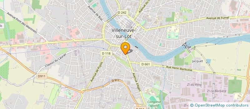 localisation de l'entreprise ESM  VILLENEUVE-SUR-LOT